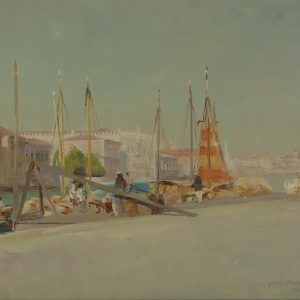 Thomas Frederick Mason Sheard View of Venice Oil Painting for sale at Fry Fine Art
