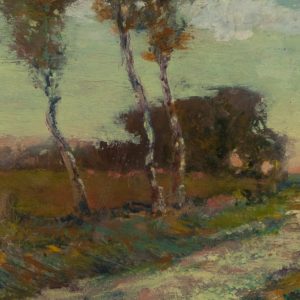 Louis H. Richardson (1852-1923) From New Bedford, Massachusetts Oil painting of New England Landscape